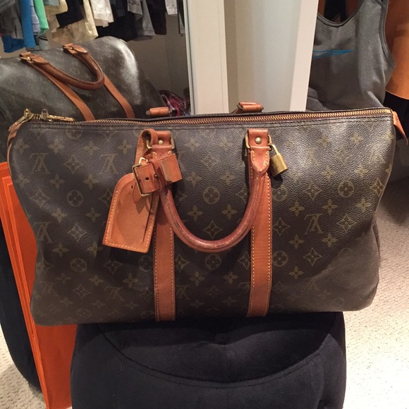 Louis Vuitton Handbags - VINTAGE LOUIS VUITTON KEEPALL 45